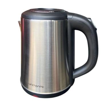 Imagem de Jarra Chaleira Elétrica 1,8 Litros 127V ou 220V - Feita em Inox e PP - Ideal Para Café, Chá, Água - Com Desligamento Automático (127V)