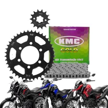 Imagem de Kit relçao transmissao Xtz crosser 150 2015 2017 2019 2021 2023 2025 kmc gold