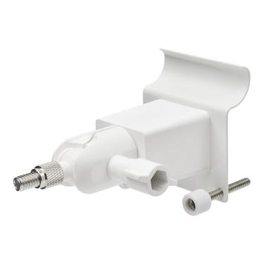 Imagem de Holicfun Suporte de revestimento de vinil, clipe de tapume ajustável sem perfuração para câmeras de segurança e painéis solares, compatível com Ring, Blink, Arlo, Eufy, Wyze, Google Nest, SimpliSafe e mais (branco)