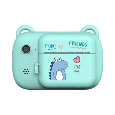 Imagem de Câmera Digital Infantil Sem Fio Dupla Impressão Instantânea De Fotos C