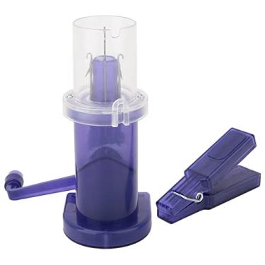 Imagem de Easy Weaver Ferramenta de tricô doméstica carretel de tricô com clipe, mini máquina de costura manual para suéteres, pulseira, artesanato DIY