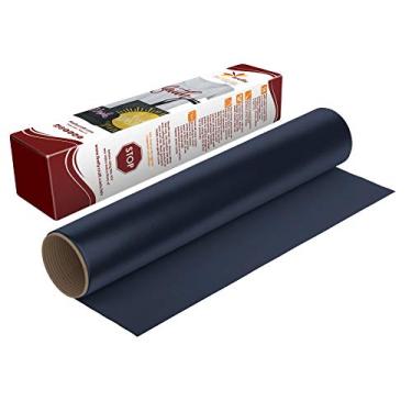 Imagem de Firefly Craft Lençol de vinil de transferência de calor regular | Vinil HTV | Vinil de ferro para Cricut e silhueta | Vinil de prensa térmica para camisetas – 30,48 cm x 50,80 cm, Azul marinho, 1 sheet, 1