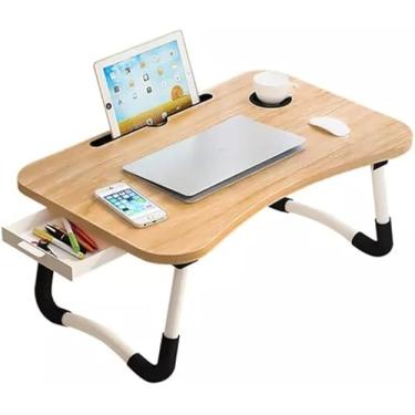 Imagem de Mesa Dobrável Portátil para Notebook Laptop Home Office Cama Sofá Refeição Multiuso