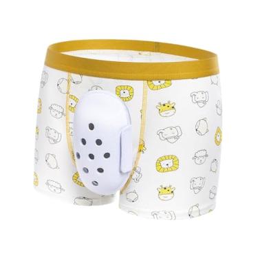 Imagem de Milageto Roupa íntima para circuncisão fácil de usar, especial e macia, protetora para crianças, adolescentes e meninos, Tamanho 130