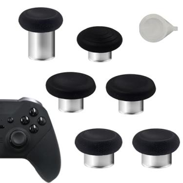 Imagem de Mingxiong Em 1 Analógicos Magnéticos De Metal Para Controle Xbox Elite Série 2, Joystick Analógico Intercambiável Substituição 2/Elite Core + Ferramenta (Preto)