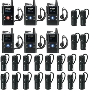 Imagem de Retekess TT126 Sistema de guia turístico sem fio bidirecional, dispositivo de comunicação bidirecional, 280 m, redução de ruído, fone de ouvido de guia turístico bidirecional para fábrica