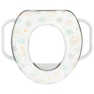 Imagem de Redutor Assento Acolchoado Alça Urso Infantil Pimpolho - Cinza