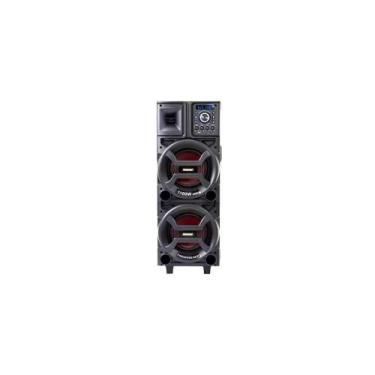 Imagem de Caixa de Som Amplificada ACA 1101 Black Duplo 8 1100W - AMVOX, BIVOLT,