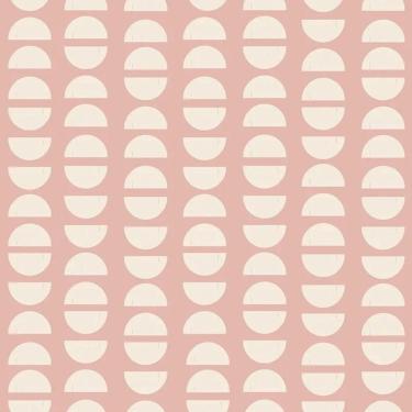 Imagem de Papel De Parede Revoada Café Rosa E Branco 4462