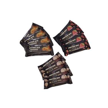 Imagem de Kit Whey Barra de Proteina 40g Sabores Churros, Morangos Silvestres e Beijinho (12un, Churros, Morangos Silvestres e Beijinho)