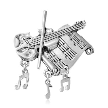 Imagem de Broche de lapela para violino musical para mulheres, meninas, arco e violoncelo, pingentes, notas musicais, broches, broches, suéter, chapéu, casacos, casacos, roupas, acessórios, moda, concerto