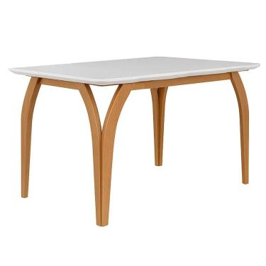 Imagem de Mesa Agata 135x90cm LJ Cor Cinamomo Off White