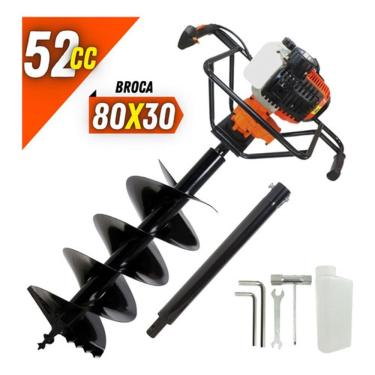 Imagem de Perfurador De Solo Vulcan 2t Broca 80x30cm + Extensor 60cm