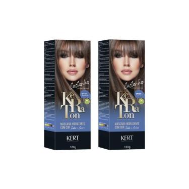 Imagem de Coloração Keraton Banho De Brilho Castanha Cas Nat-Kit C/2Un