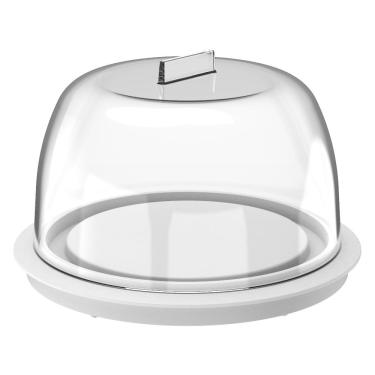 Imagem de Porta queijo minas break branco fechado martiplast ou