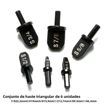 Imagem de Conjunto Expansor De Tubos Com Cabo Hexagonal 5/6 Peças Ferramentas HV