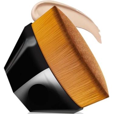 Imagem de Pincel autobronzeador BOLITFU, aplicador de bronzeamento facial