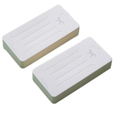 Imagem de Doromy 100 peças de cartões de exibição de laço de grampo de cabelo retangular de papelão para colecionar papel kraft cartões para acessórios de cabelo, exibição organizadora, embalagem 6 x 13 cm