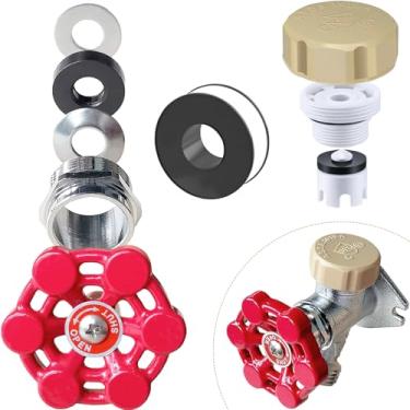 Imagem de Kit de reparo de torneira externa, kit de substituição de disjuntor a vácuo ASSE 1019-A, anti-sifão sem geada, babador de válvula Sillcock kit de reparo de torneira para VACVBKX1B (1 kit de reparo de