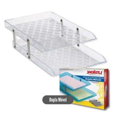 Imagem de Caixa de Correspondência Mesa Bandeja Dupla Móvel Articulada Cor Crist