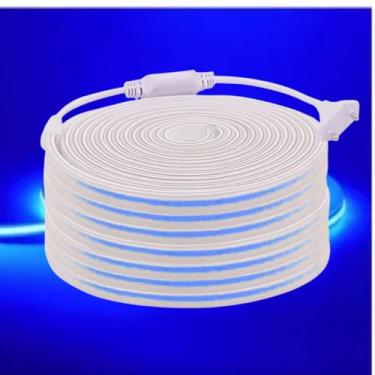 Imagem de Fita Led Cob 100m 110/220v Ip65 6500k BRANCO FRIO/BRANCO QUENTE/AZUL/VERDE (AZUL)