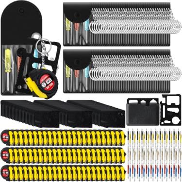 Imagem de Saysurey Conjunto de chaves de fenda com 288 peças, mini fitas, presentes de Natal, homens, brindes de festa para adultos, multiferramentas, canetas, cartões, medidas, chaveiros, meias de Natal, para