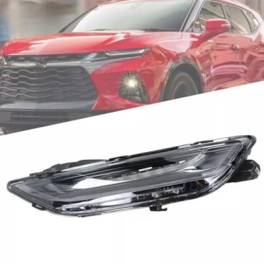 Imagem de Lâmpada esquerda direita LED luz diurna frontal LED conjunto de farol lâmpada de canto ampla compatível com blazer 2019-2021 84686974 (esquerda)