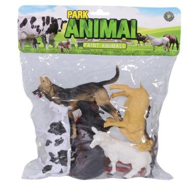 Imagem de Animal Fazenda Borracha Cavalo Porco Vaca Cachorro - Tesla Store