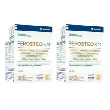 Imagem de Kit com 2 Supl Alime Calcio+ Vit D + Vit K2 + Mag (Poresteo) - Eurofar