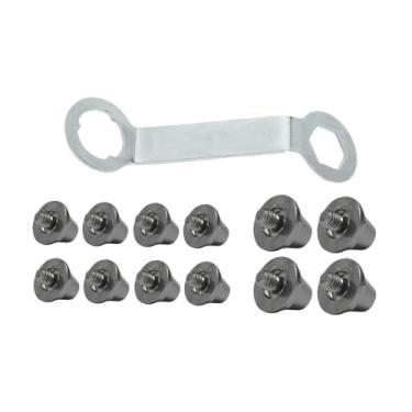 Imagem de YIJU 12x Acessório para chuteiras de futebol, travas para chuteiras de rúgbi estáveis ​​e antiderrapantes, travas para de futebol para atividades, 13 Mm E 15 Mm