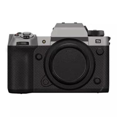 Imagem de XH2 X-H2 XH2S Adesivo protetor do corpo da câmera película decalque para FujiFilm X-H2 XH2S filme de vinil espelhado (titânio + preto fosco)