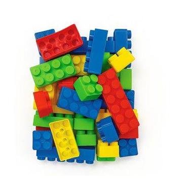 Imagem de Brinquedo Blocos De Montar 48 peças Grandes Infantil Criança Menino Me