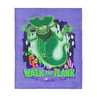 Imagem de Bob Esponja Calça Quadrada Walk The Plank Cobertor de Toque de Seda, Capa de Cama e Sofá de Pelúcia Macia, 127 x 152 cm