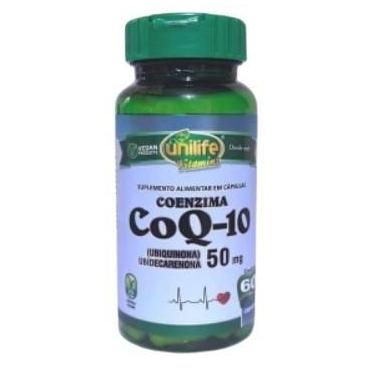 Imagem de Coenzima Q10 50 mg Unilife  Energia e Vitalidade  60 Cápsulas