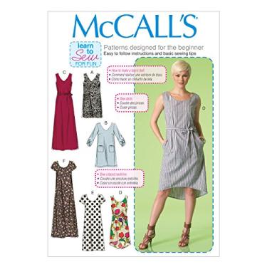Imagem de (Size ZZ (LRG-XLG-XXL)) - McCall's Patterns M7120 Misses' Dresses & Belt, Size ZZ (LRG-XLG-XXL)