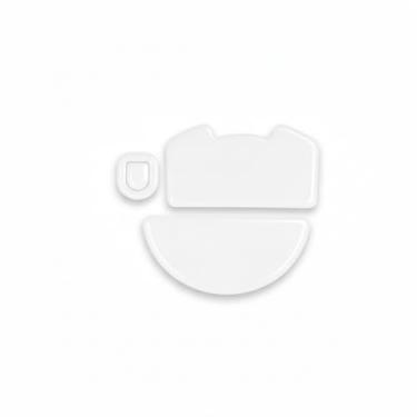 Imagem de GNAFETS Pacote com 2 patins de rato PTFE – Pés de mouse de substituição compatíveis com Razer V3 Pro 100% PTFE puro