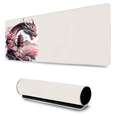 Imagem de Mouse Pad Gamer Profissional Confortável Antiderrapante Escritório e Games 90x40cm Diversas Estampas Dragão (Dragao | 13)