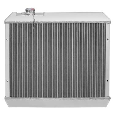 Imagem de BDFHYK Radiador de alumínio 3ROW-56MM RA-CHEVYT63-3 compatível com Chevrolet C10 Pickup/C20/C30/K10/K20,1964-1966 OLdsmobiLe CutLass/F85,1961-1966 Pontiac Bontiac neviLLe/CataLina Grand Prix