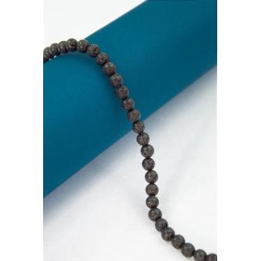 Imagem de Fio Pedra Vulcânica 6mm - 40cm com aproximadamente 60 pedras - no-bran