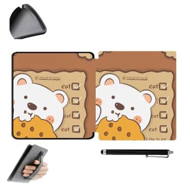 Imagem de GUKSRASO Capa para Kindle Oasis 10ª/9ª Geração (Modelo: CW24WI/S8IN4O) - Compatível com 7 Polegadas, Material TPU à Prova D'água, com Alça de Mão e Caneta Stylus