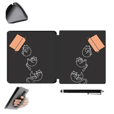 Imagem de GUKSRASO Capa para Kindle Oasis 10ª/9ª Geração (Modelo: CW24WI/S8IN4O) - Compatível com 7 Polegadas, Material TPU à Prova D'água, com Alça de Mão e Caneta Stylus