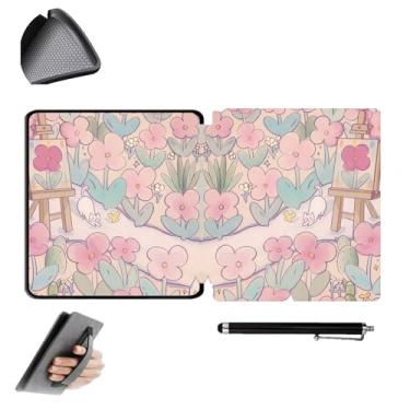 Imagem de GUKSRASO Capa para Kindle Oasis 10ª/9ª Geração (Modelo: CW24WI/S8IN4O) - Compatível com 7 Polegadas, Material TPU à Prova D'água, com Alça de Mão e Caneta Stylus