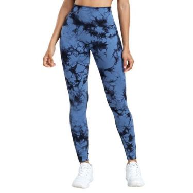 Imagem de Calça Legging Hupana Tie Dye Levanta Bumbum Sem Costura,  GG