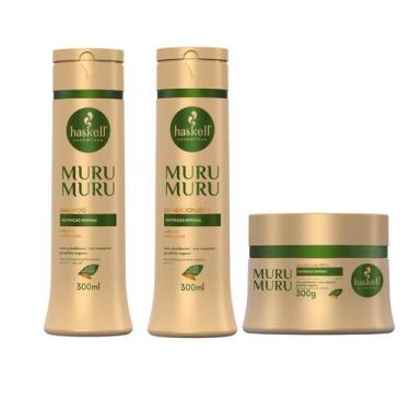 Imagem de Kit Murumuru Haskell 3 itens, 300ml