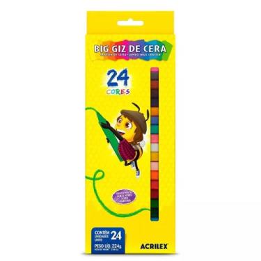 Imagem de Giz De Cera Big 24 Cores - Acrilex