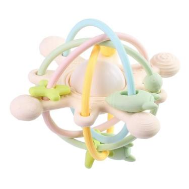 Imagem de Teether Toy Eoopoon Silicone para dentição para bebês de 3 meses+leite