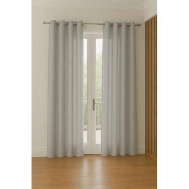 Imagem de Cortina Oxford Premium Para Sala E Quarto(CINZA CLARO,2.80mt LARGURA x 1.60mt ALTURA)