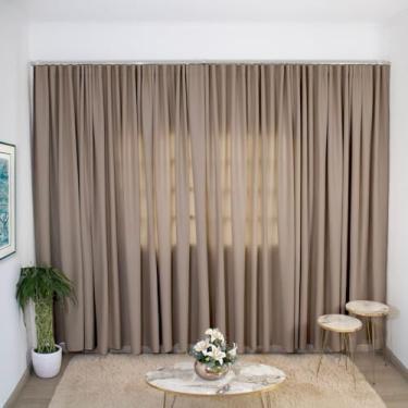Imagem de Cortina Blackout Para Trilho Corta Luz Premium 3,00m X 2,30m (Avelã)