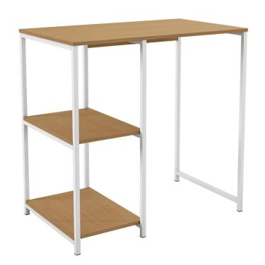 Imagem de Aparador Adega Bar Cervejeira 90cm Li044 Kpb Canela Branco