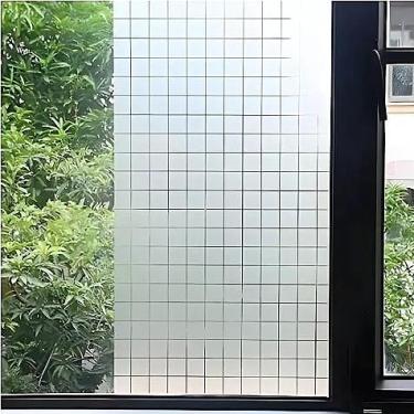 Imagem de Adesivo De Vidro Vinil Para Janela,Jateado Filme anti-Luz E Antiestático Banheiro: Privacidade + Design (2m x 60cm),papel adesivo(2 Rolos,6283)